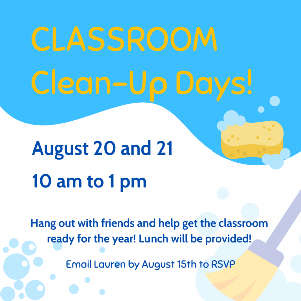 Classroom Clean-Up Days